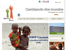 Tablet Screenshot of amigosdesilva.org